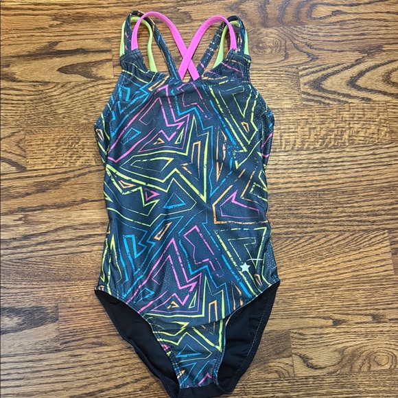 Destira Geometric Leotard - Picture 1 of 3